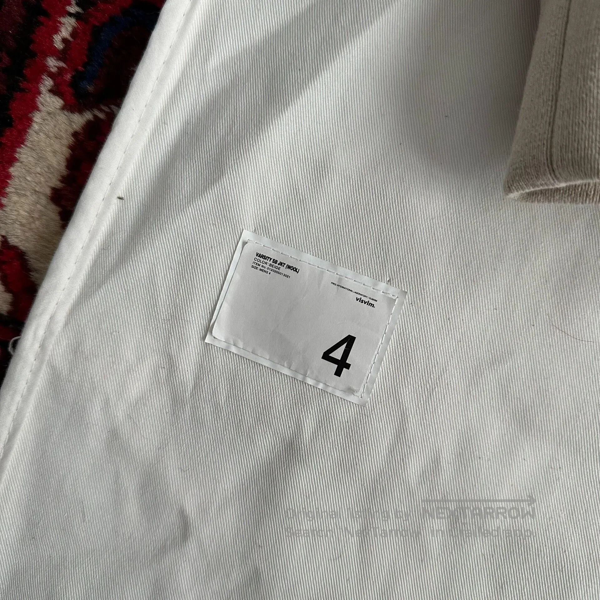 Visvim VISVIM Varsity Jacket in Beige. Size US XL / EU 56 / 4 - 9 Thumbnail