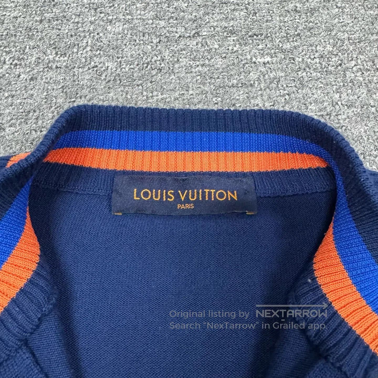 Louis Vuitton Louis Vuitton Blue Logo Wool Knit Half. Size US M / EU 48-50 / 2 - 5 Thumbnail