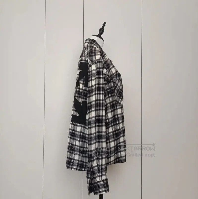 Off-White Off-White Black Checkered Long Sleeve Shirt . Size M / US 6-8 / IT 42-44 - 4 Thumbnail