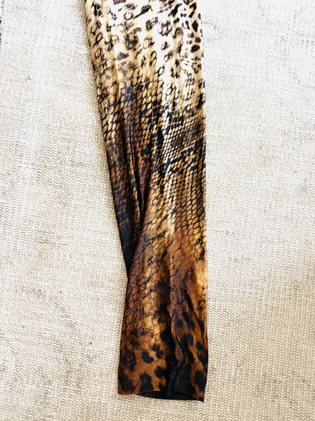Vintage × plein sud Plein Sud Jeanius mix jungle print leggings leopard snake + Size 28" / US 6 / IT 42 - 5 Thumbnail