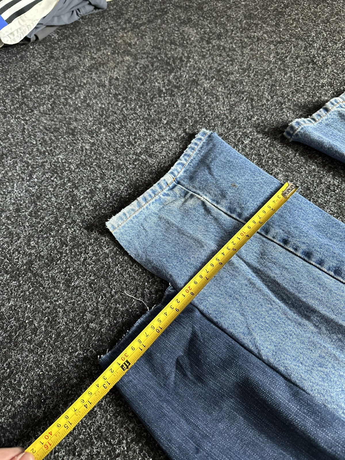 If Six Was Nine × Levi's 🚨GRAIL CUSTOM DENIM JEANS 2in1 ULTRA BAGGY Y2K JAPANESE STYL Size US 32 / EU 48 - 19 Thumbnail