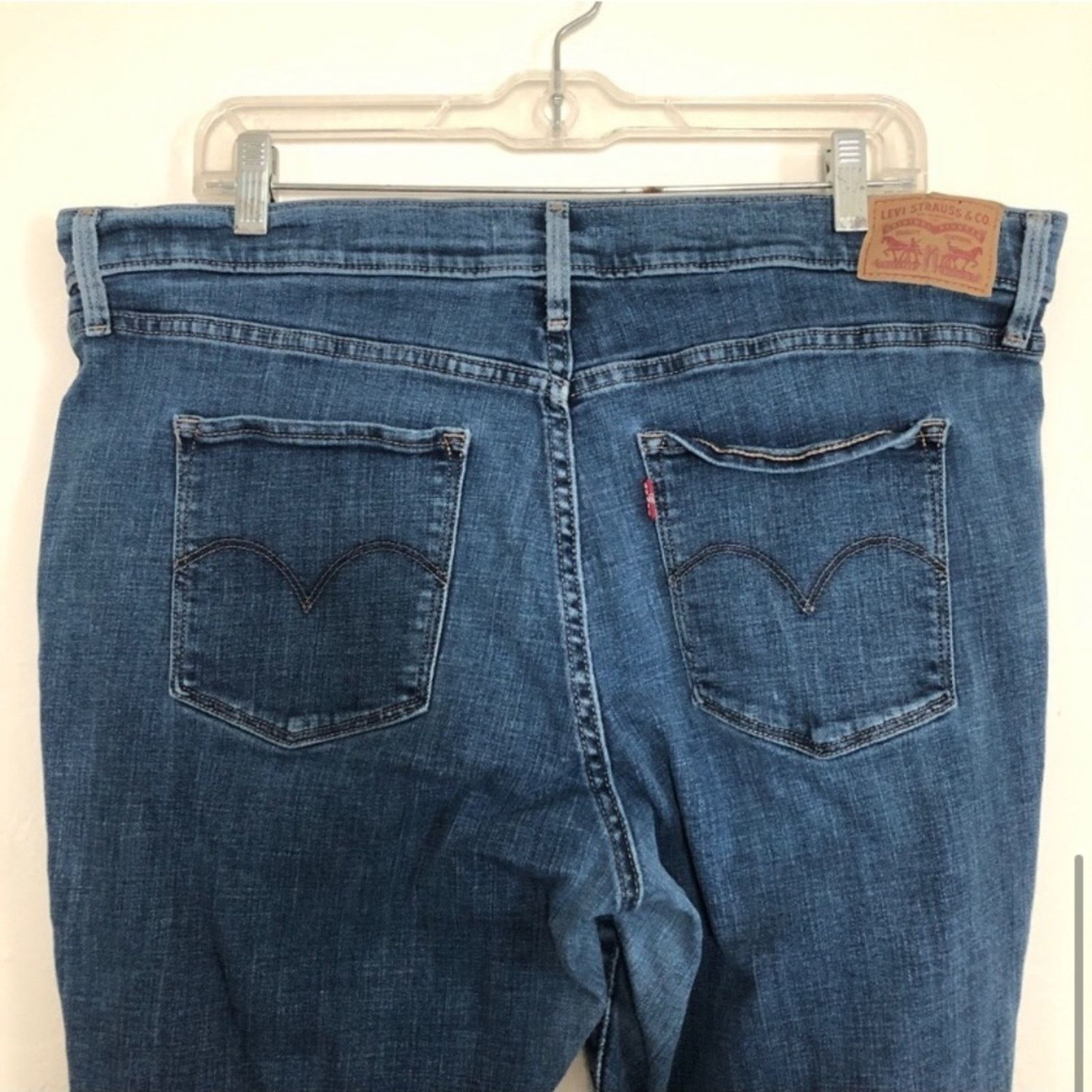 Levi's Levi's Jeans Shaping Skinny Distress Blue Denim Jeans Pants Size 34" / US 12 / IT 48 - 9 Thumbnail