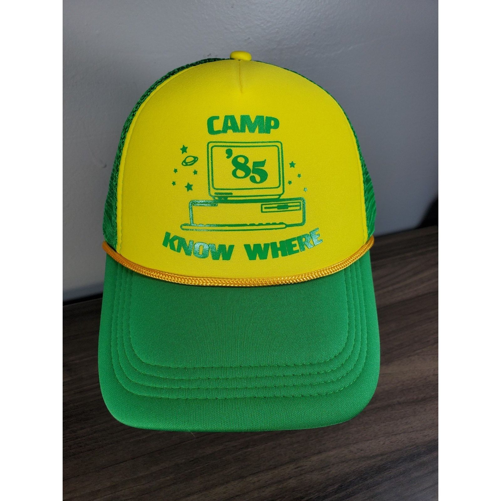 Other Camp Know Where Trucker Hat Snapback Cap Stranger Things TV Size ONE SIZE - 1 Thumbnail