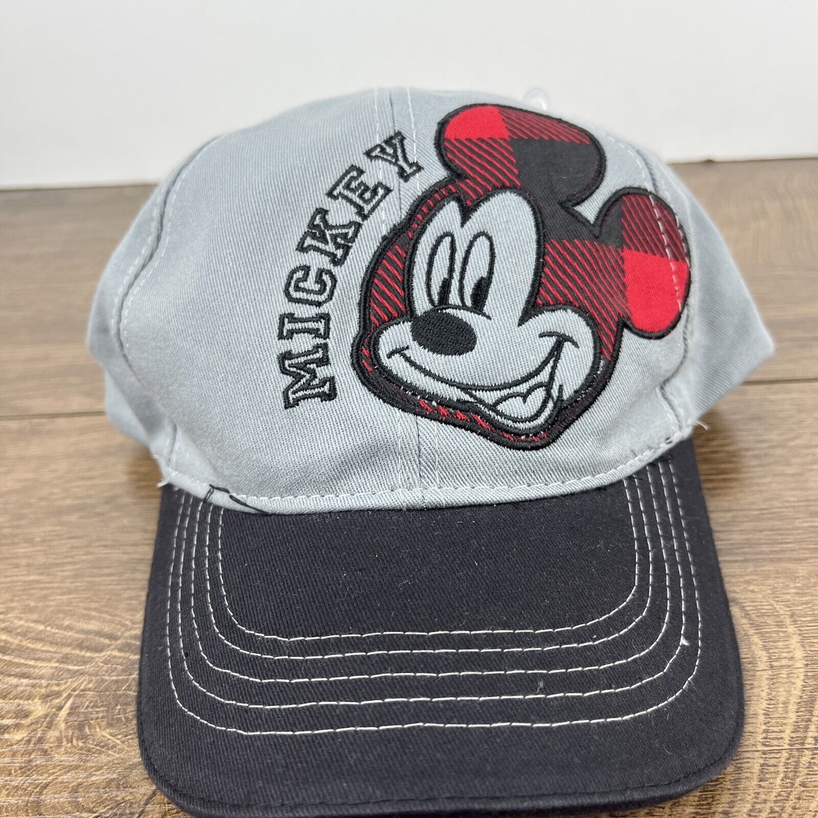 Other Mickey Mouse Hat Mickey Mouse Gray Hat Adjustable Adult Size Size ONE SIZE - 5 Thumbnail