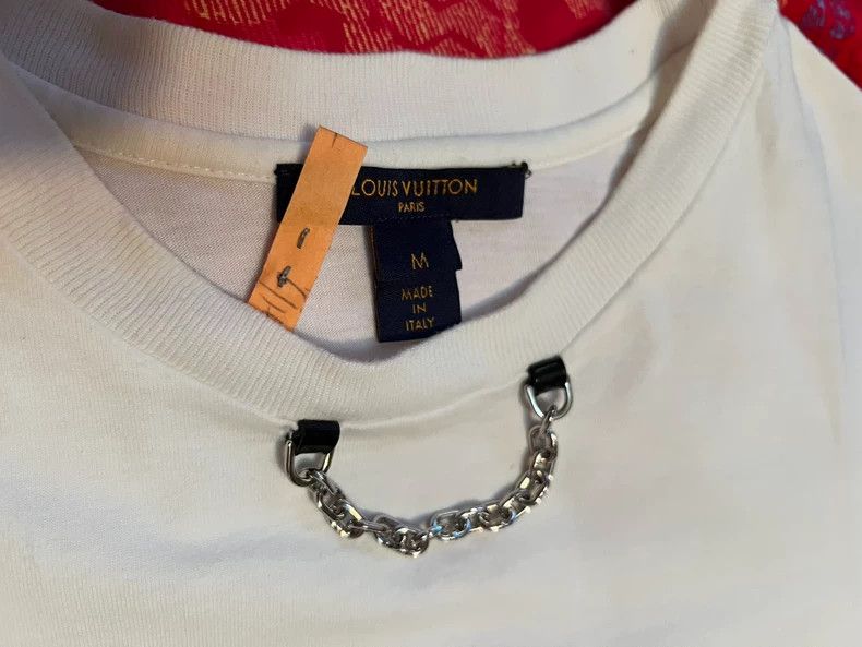 Louis Vuitton Louis Vuitton Chain printed short sleeve 2503-Nextarrow Size US M / EU 48-50 / 2 - 2 Thumbnail