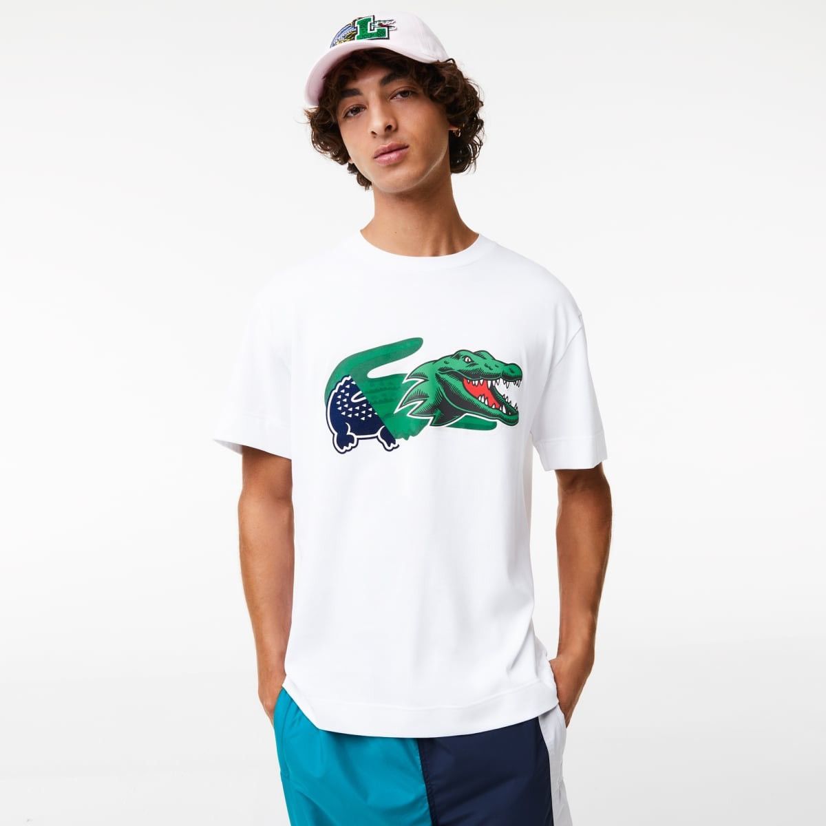 Lacoste 🇫🇷 Lacoste Relaxed Fit T-Shirt Made in France Rare Size US L / EU 52-54 / 3 - 3 Thumbnail