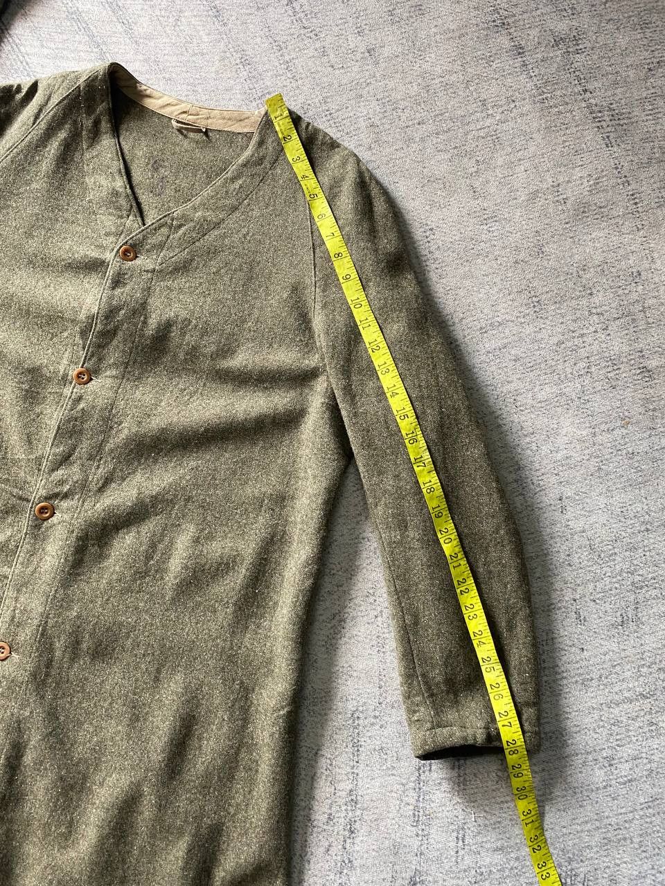 Vintage Vintage Swedish Army M39 Wool Button Coat Jacket Size US M / EU 48-50 / 2 - 13 Thumbnail