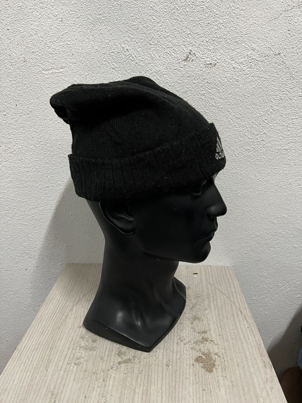 Adidas Vintage Adidas Big Logo Beanie Hat Size ONE SIZE - 4 Thumbnail