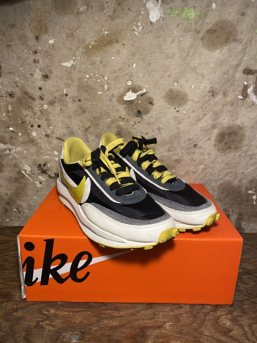 Undercover Nike LD Waffle Sacai Undercover Black Bright Citron