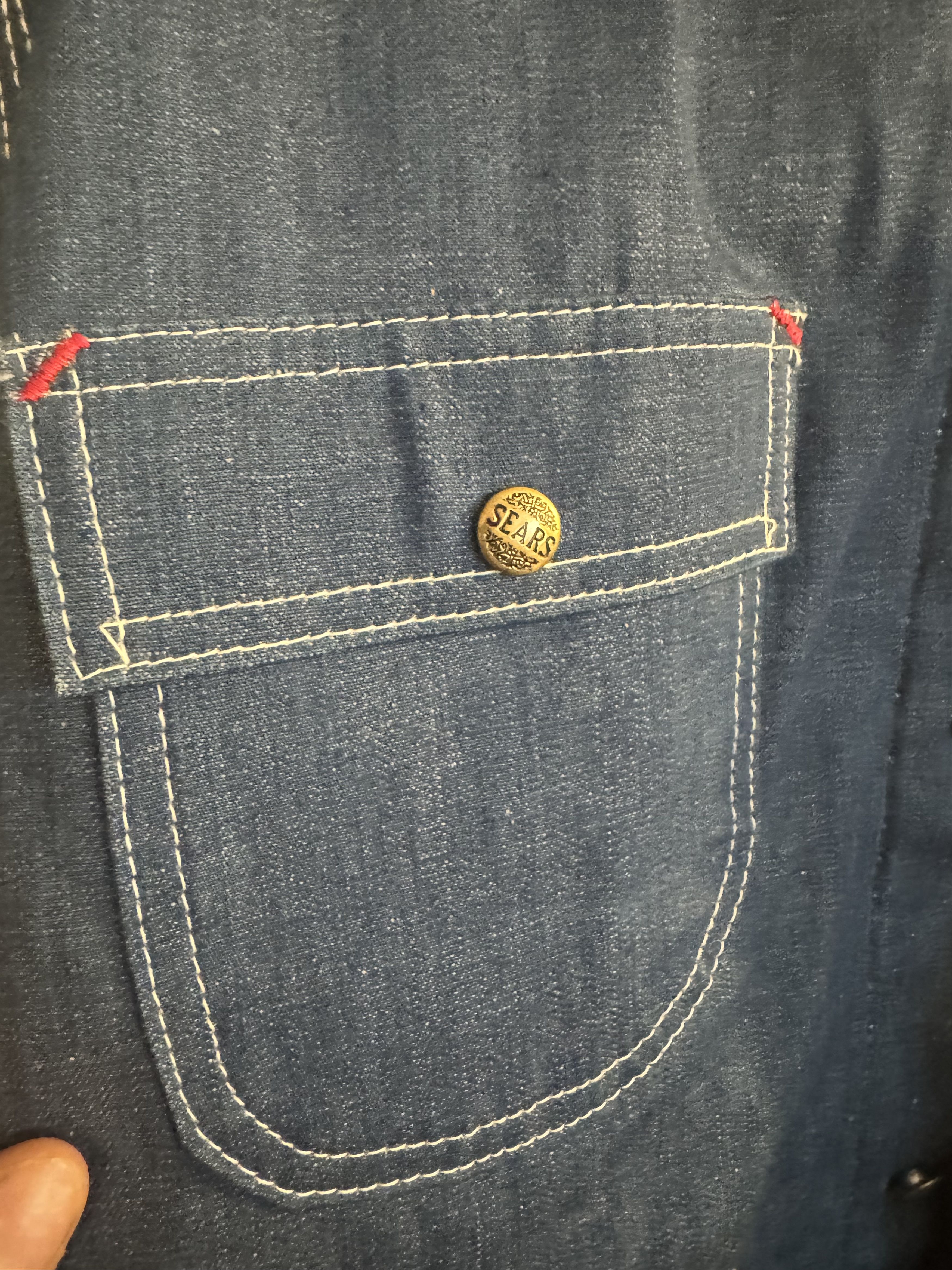 Sears Sears Work'n Leisure Denim Jacket Size US L / EU 52-54 / 3 - 2 Thumbnail