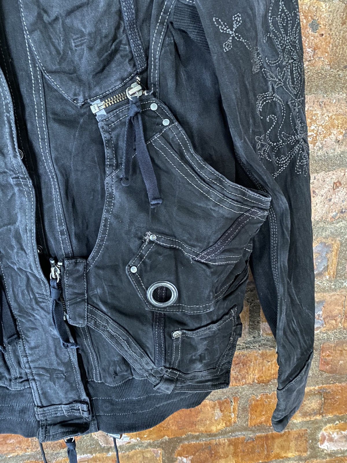 Japanese Brand Vtg Ozz croce Bono Bondage transform removable pocket cross Size US M / EU 48-50 / 2 - 14 Thumbnail