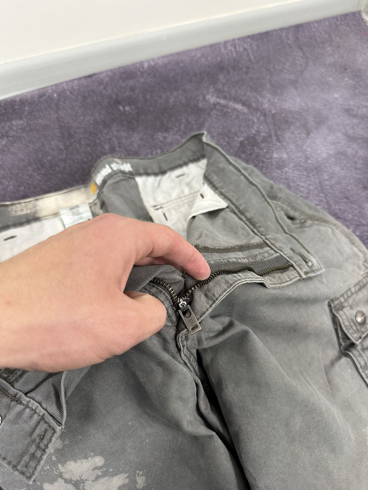 Carhartt Vintage Carhartt Distressed Baggy Cargo USA Opium Work Pants Size US 40 / EU 56 - 14 Thumbnail