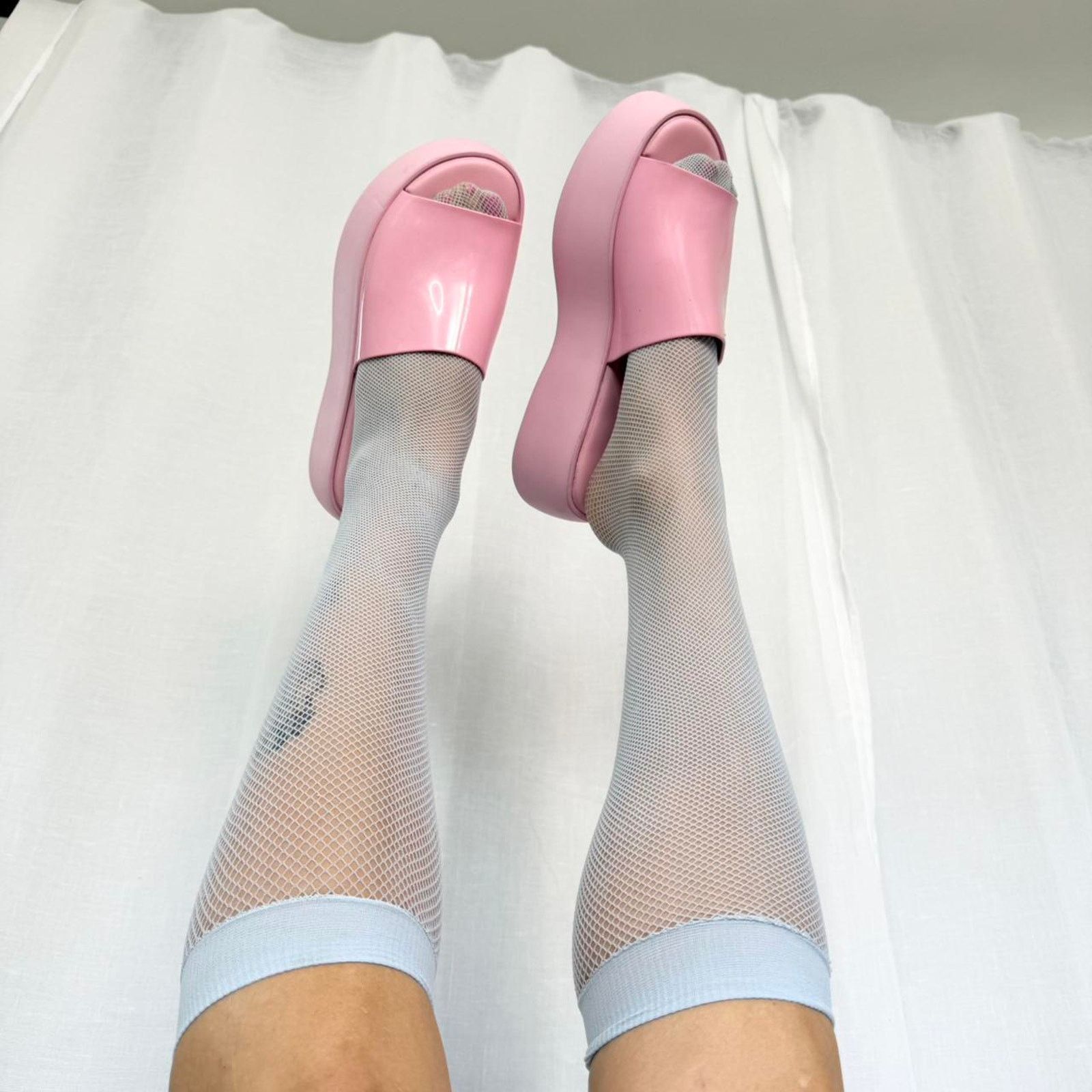 Melissa NEW melissa Becky pink platform slide sandals ✧ Size US 8 / IT 38 - 3 Thumbnail