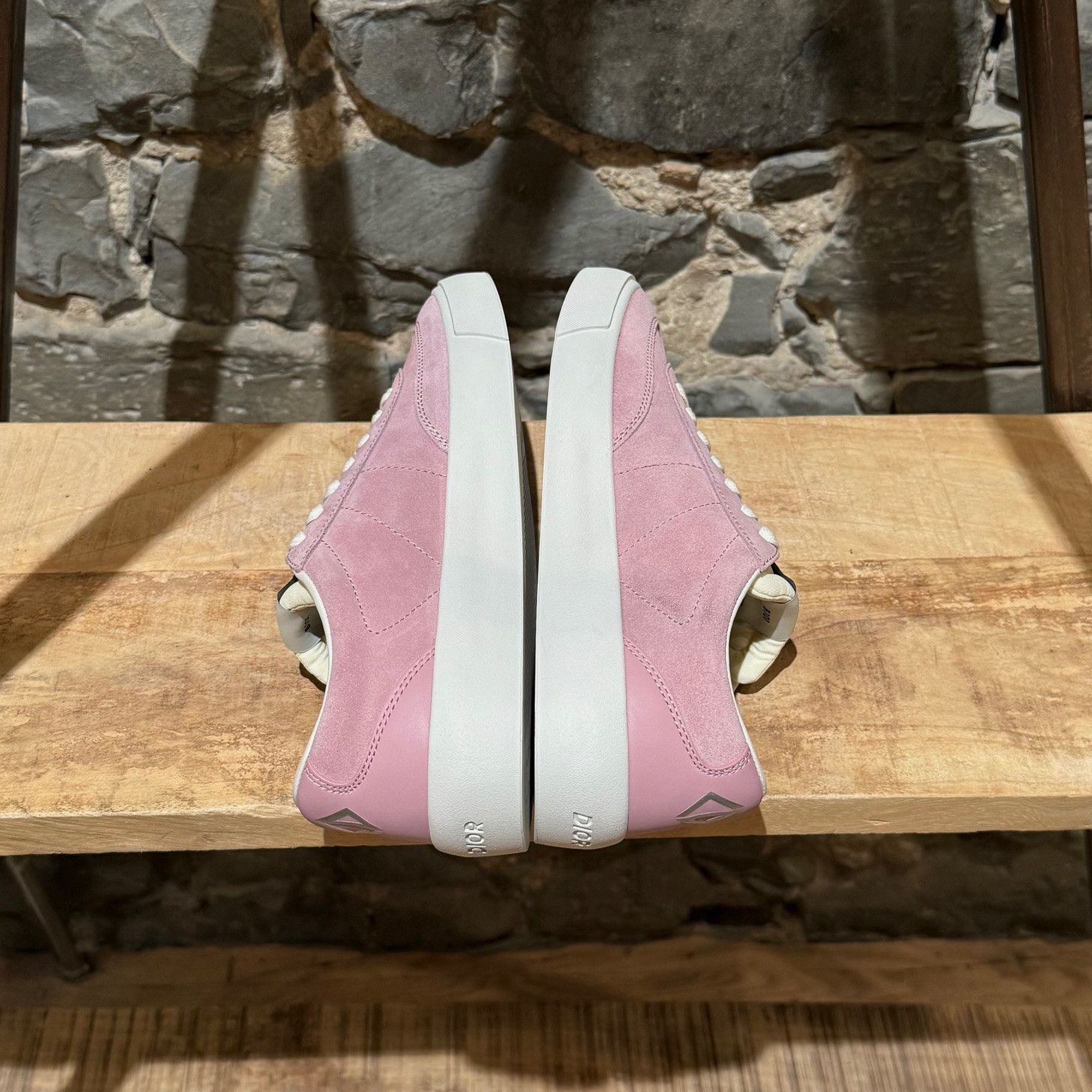 Dior Dior B101 Pink Suede Low-top Sneakers Size US 8 / EU 41 - 10 Thumbnail
