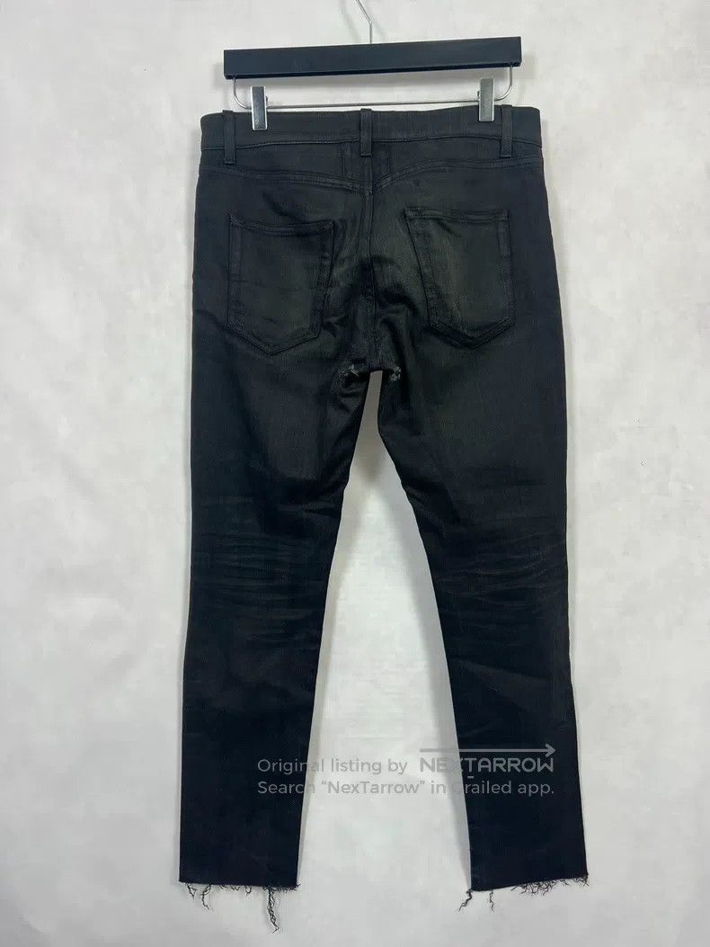 Saint Laurent Paris Saint Laurent Paris Black Frayed Fringe Denim Size US 31 - 2 Thumbnail