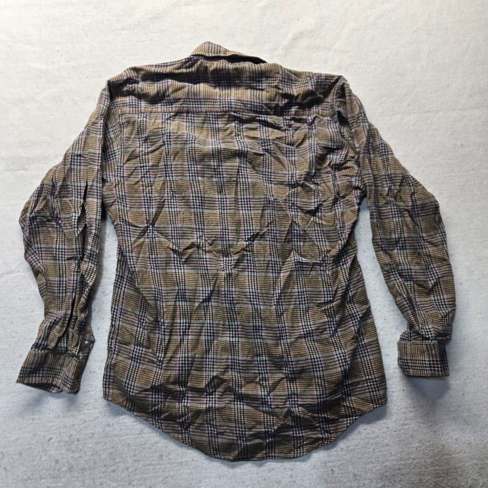 London Fog VINTAGE London Fog Shirt Mens M Brown Flannel Button-Up Plaid 90s Theme London Fog Outdoors Unlimited Size US M / EU 48-50 / 2 - 7 Thumbnail