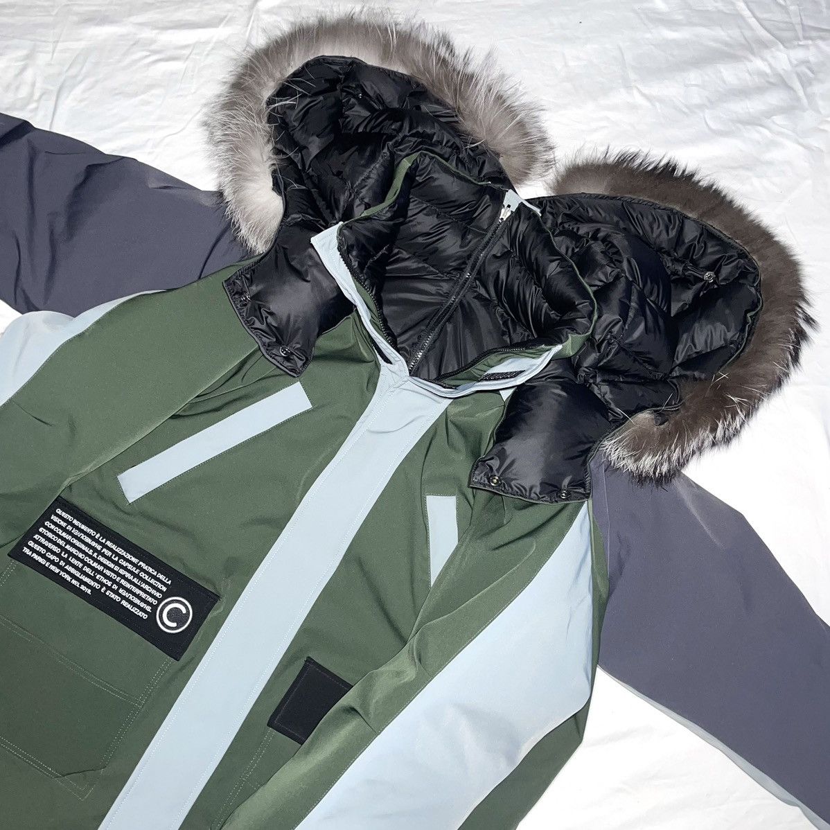 Hood By Air Colmar A.G.E. x Shayne Oliver double frontfaced down parka Size US XL / EU 56 / 4 - 2 Thumbnail