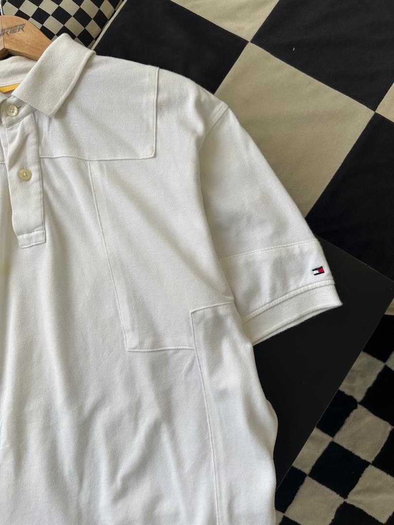 Designer × Tommy Hilfiger TOMMY HILFIGER PATCHWORK WHITE ON WHITE Size US L / EU 52-54 / 3 - 3 Thumbnail