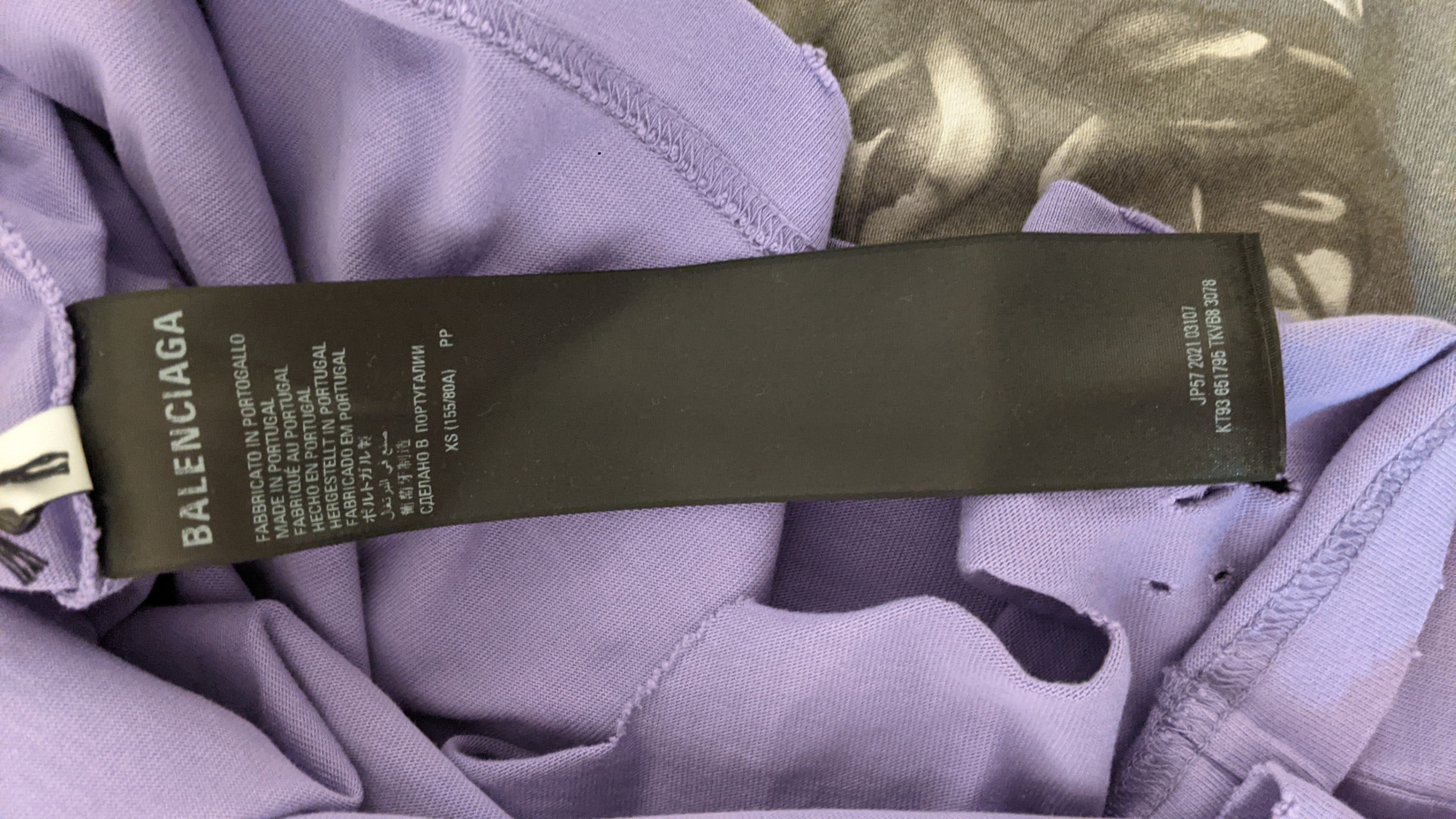 Balenciaga Balenciaga Oversized T Shirt Size XS New With Tags Size US XS / EU 42 / 0 - 11 Thumbnail