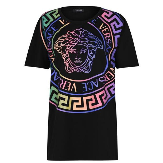 Versace Versace Medusa Head Logo Print T-Shirt Women's Size IT 40 Size S / US 4 / IT 40 - 2 Thumbnail