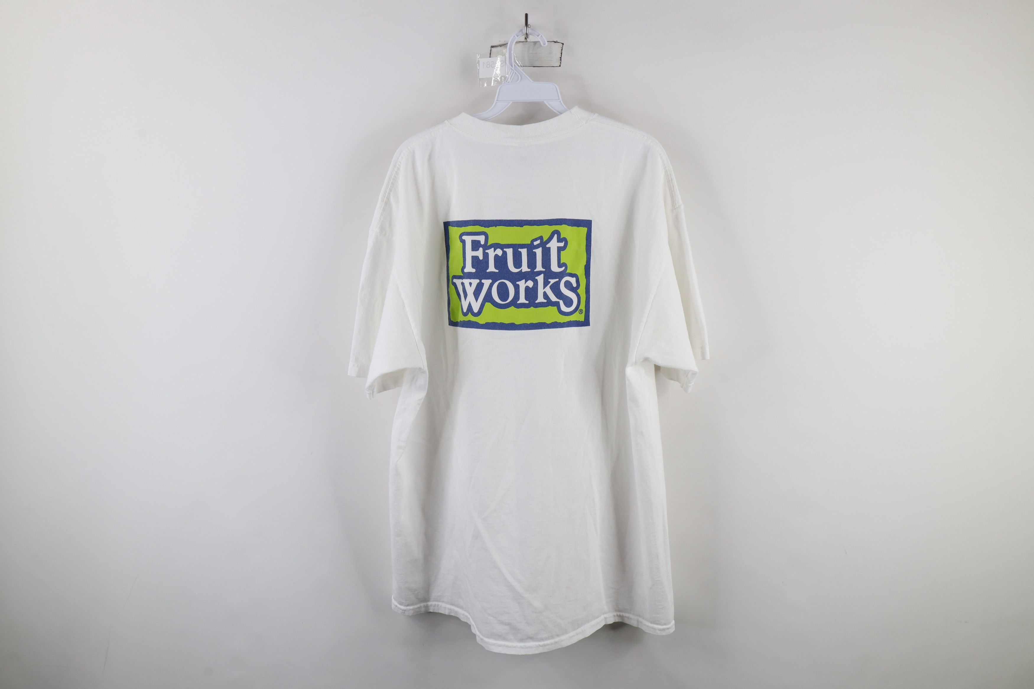 Vintage Vintage 90s Streetwear Works Drink Short Sleeve T-Shirt Size US XL / EU 56 / 4 - 8 Thumbnail