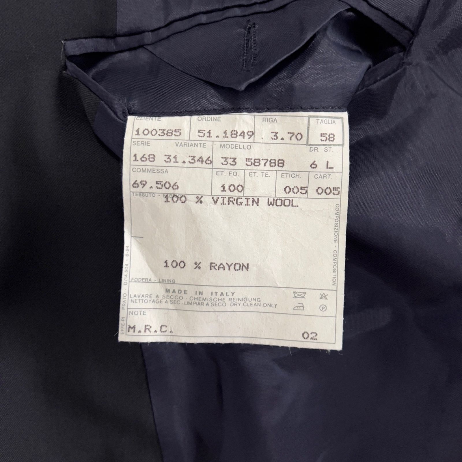 Cantarelli Cantarelli Loro Piana Black Double Breasted Blazer 48L 58L Size 48L - 5 Thumbnail