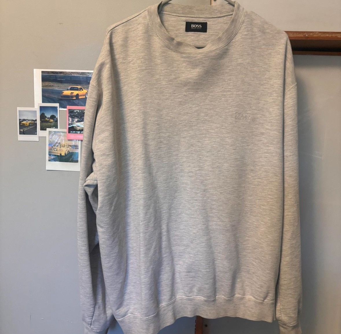 Hugo Boss Hugo Boss Crewneck Sweater Grey Size US L / EU 52-54 / 3 - 2 Thumbnail