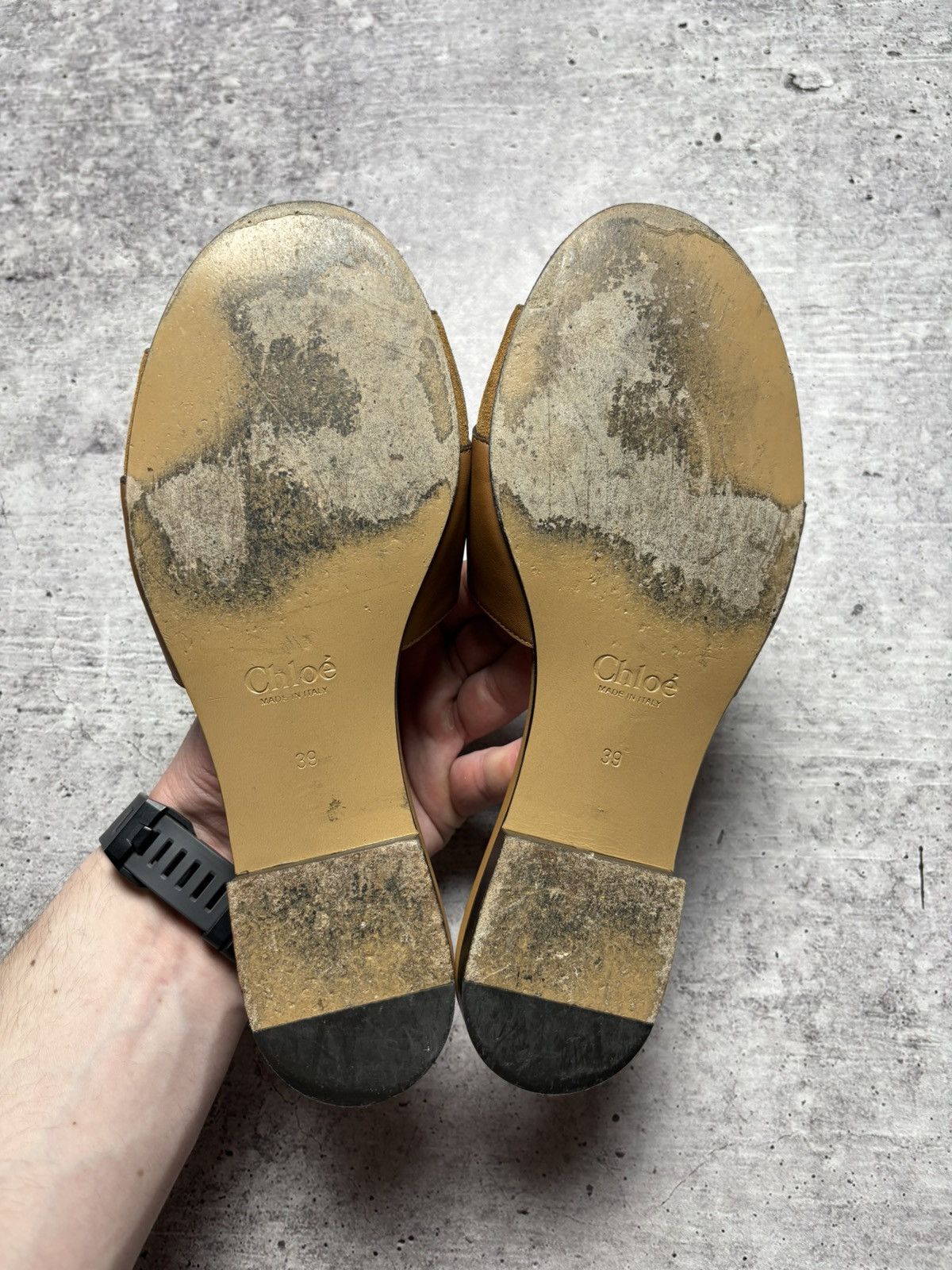 Chloe Chloe Luxury Metal Logo Sandals Size US 9 / IT 39 - 8 Thumbnail