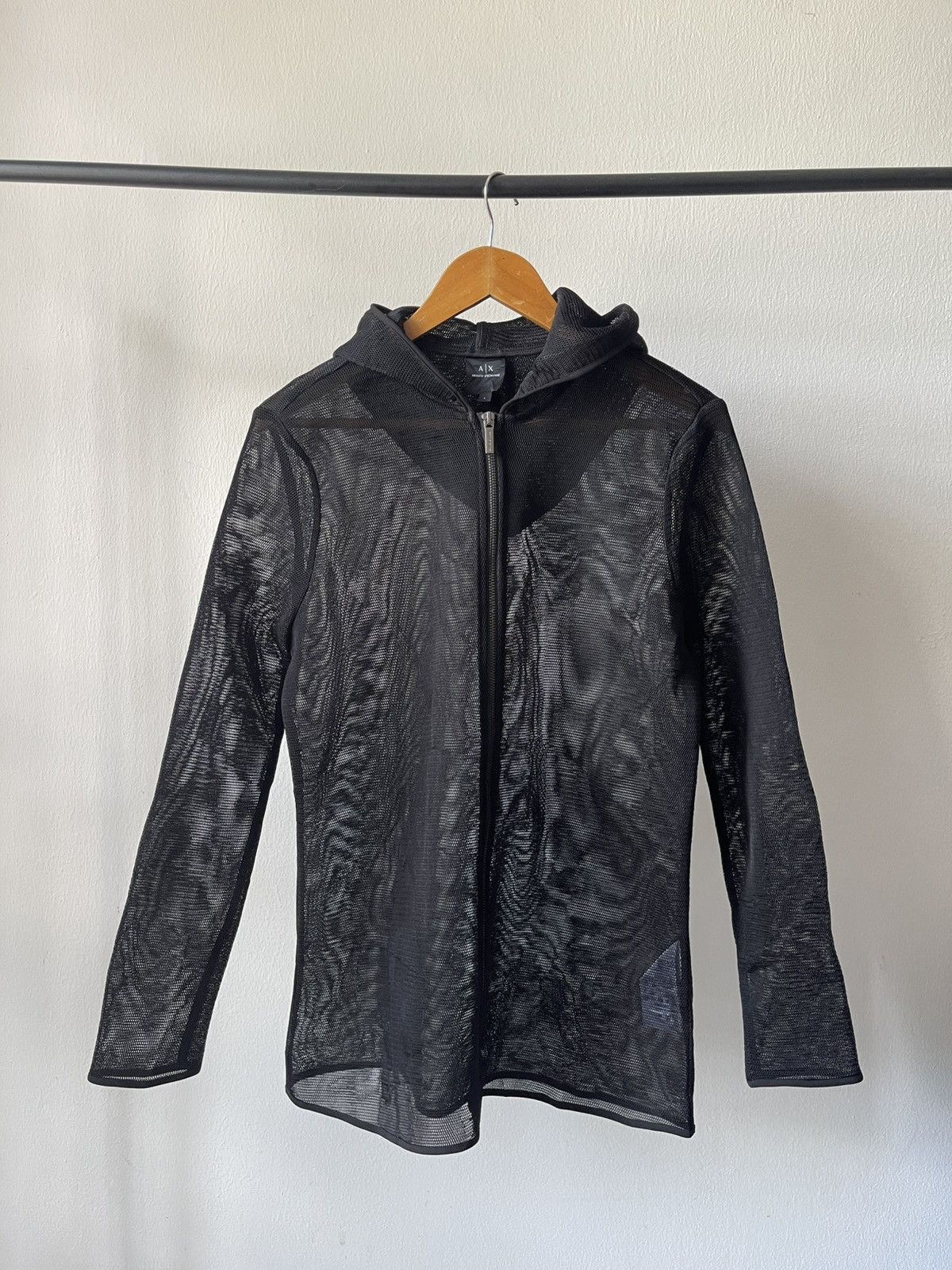 Armani Exchange Armani Exchange Mesh Zip Hoodie Size US M / EU 48-50 / 2 - 2 Thumbnail
