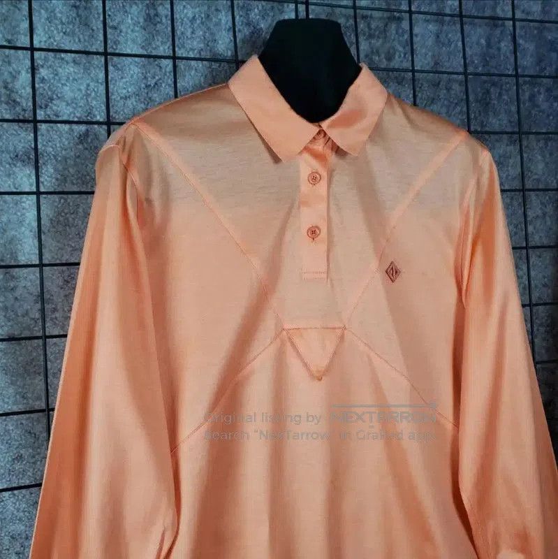 Dior Dior Orange Cotton Logo Embroidered Long Sleeve Shirt . Size S / US 4 / IT 40 - 5 Thumbnail