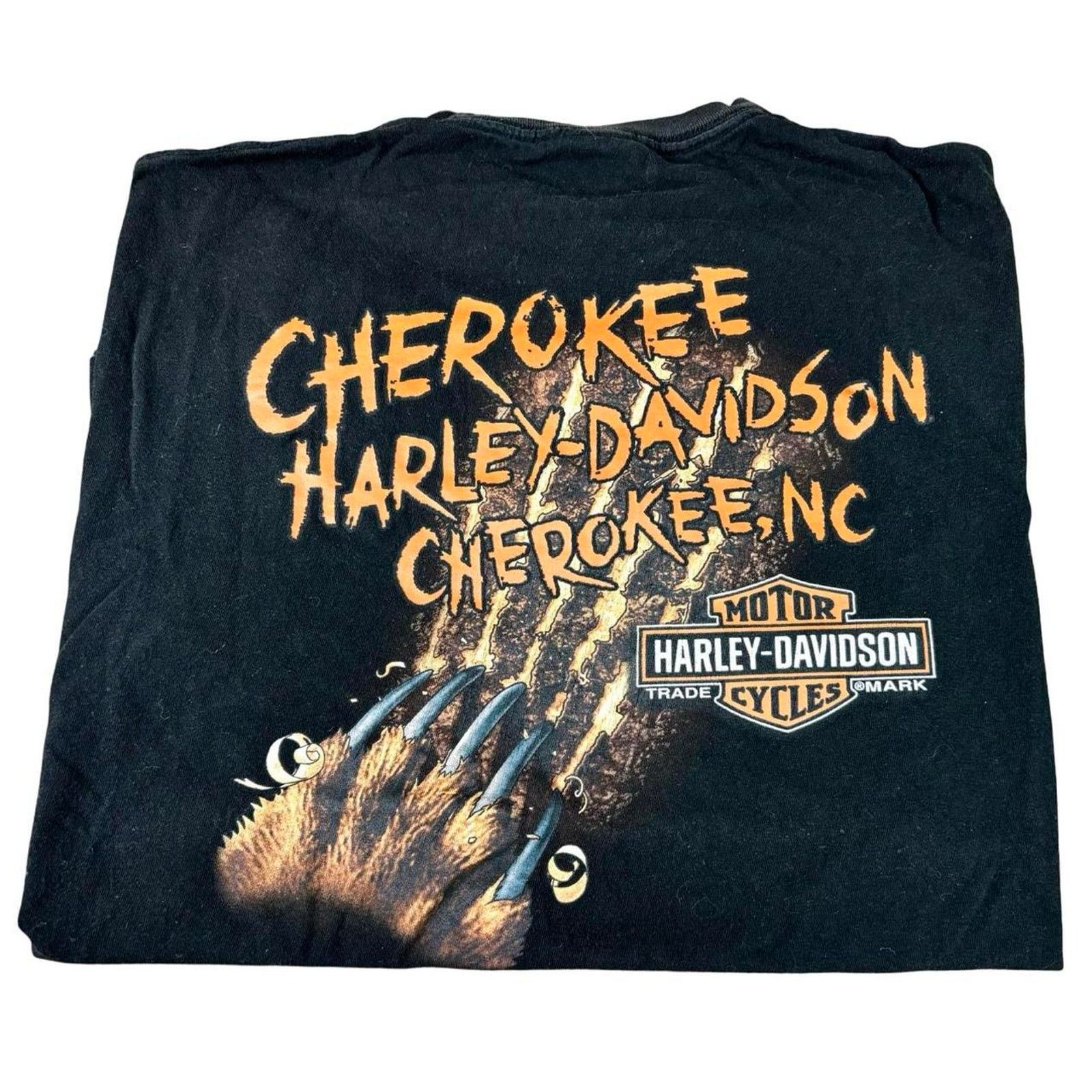 Harley Davidson × Vintage Vintage Harley Davidson T-shirt Size US XL / EU 56 / 4 - 1 Thumbnail