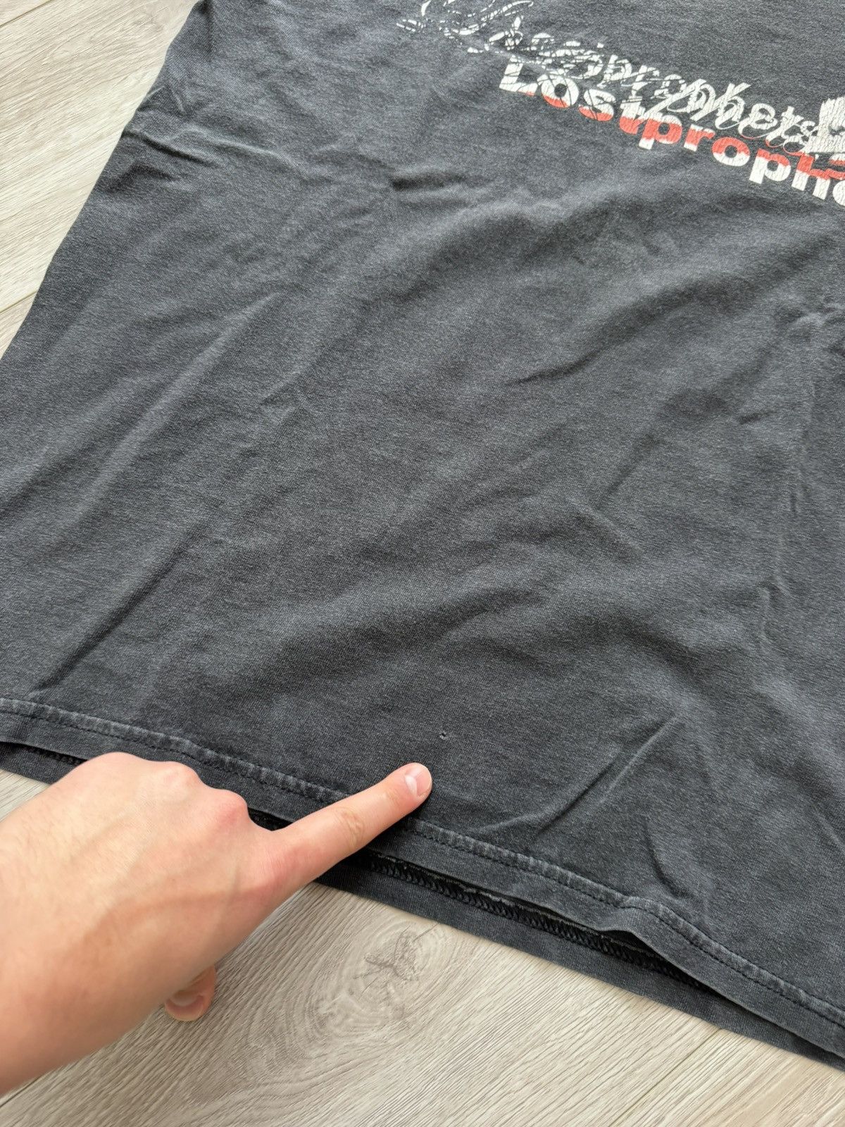 Band Tees Lostprophets Distressed Logo Band Tee – Black Rock Shirt Size US M / EU 48-50 / 2 - 3 Thumbnail