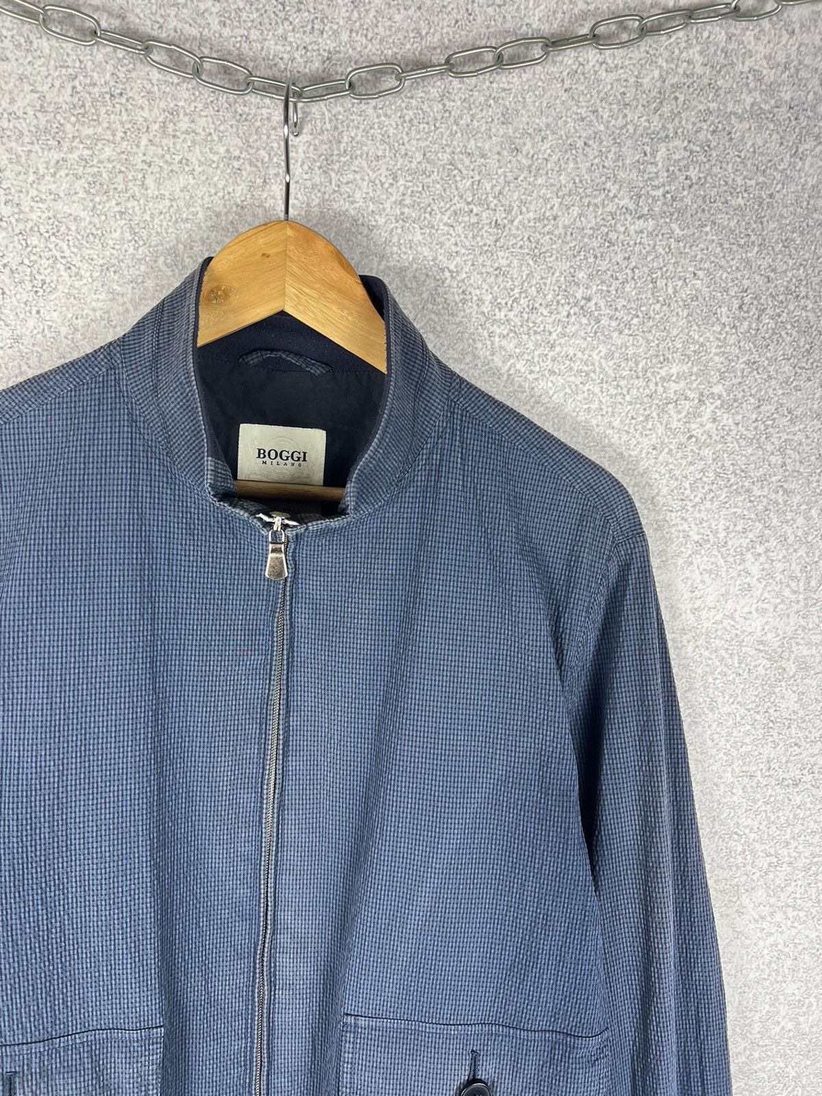 Boggi Boggi Milano Easy Formal Bomber Jacket Size US M / EU 48-50 / 2 - 2 Thumbnail