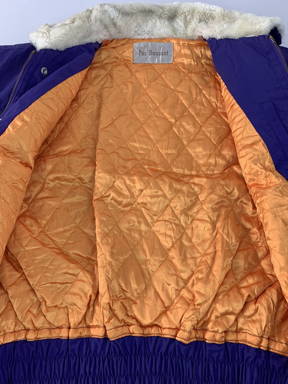 Japanese Brand 90s Pas Dansant Shearling Padded Full Zip Multicolour Design Size US L / EU 52-54 / 3 - 7 Thumbnail