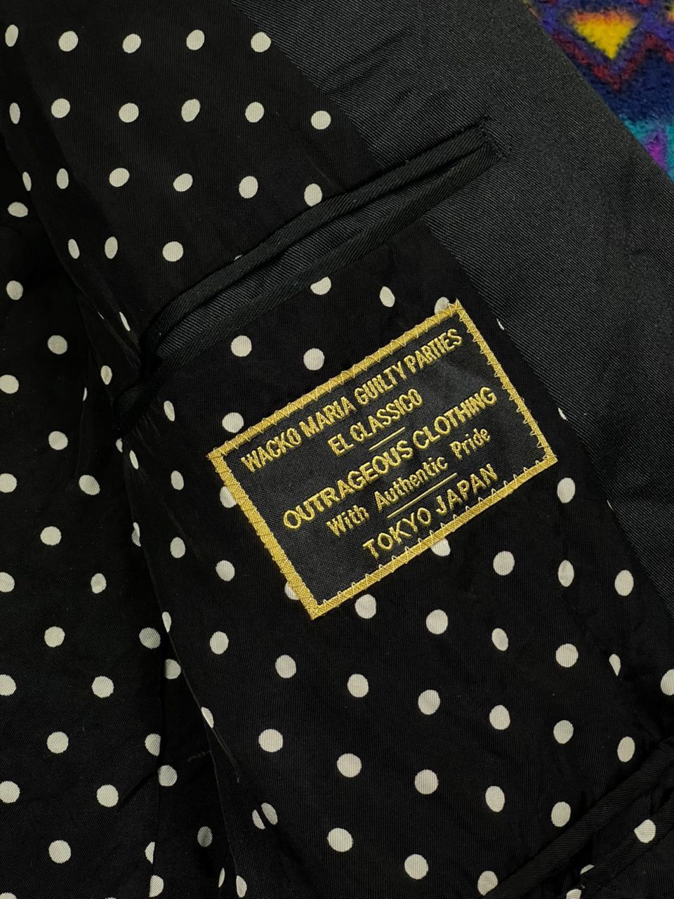 Japanese Brand × Wacko Maria Wacko Maria Dot-Lined Cotton Jacket Size US M / EU 48-50 / 2 - 16 Thumbnail