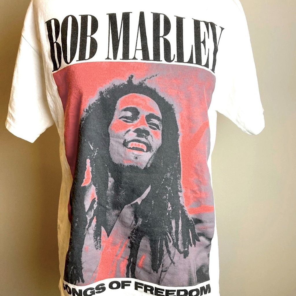 Zion Rootswear Bob Marley Songs of Freedom Graphic Tee Shirt Size XS Unisex Size US XS / EU 42 / 0 - 2 Thumbnail