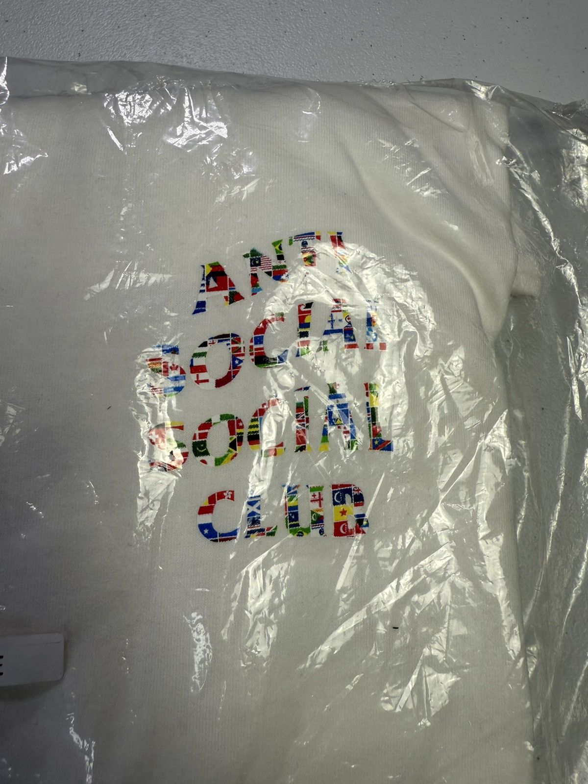 Anti Social Social Club New Anti Social Social Club Flag Hoodie White Sz L Size US L / EU 52-54 / 3 - 7 Thumbnail