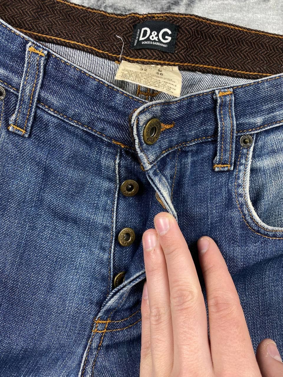 Dolce & Gabbana Vintage Dolce Gabbana Denim Jeans Metal Logo Men Size 32 Size US 32 / EU 48 - 14 Thumbnail