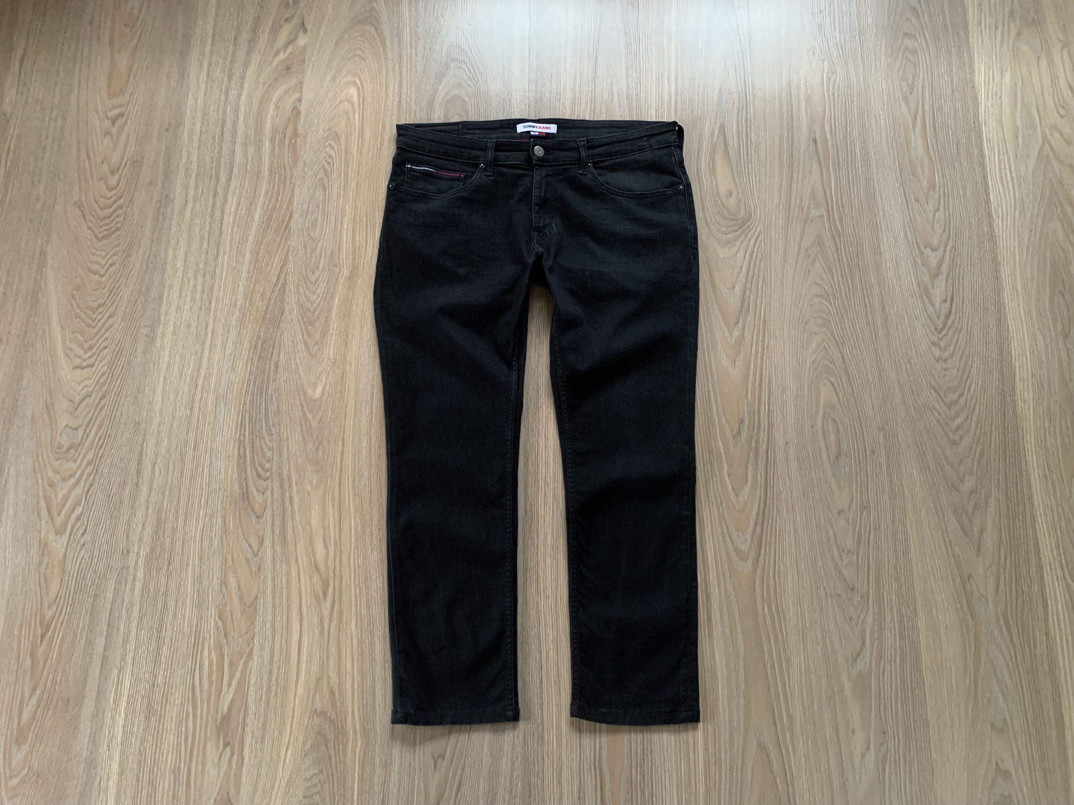 Denime Tommy Hilfiger Scanton Slim Black Stretch Jeans Size US 36 / EU 52 - 1 Thumbnail