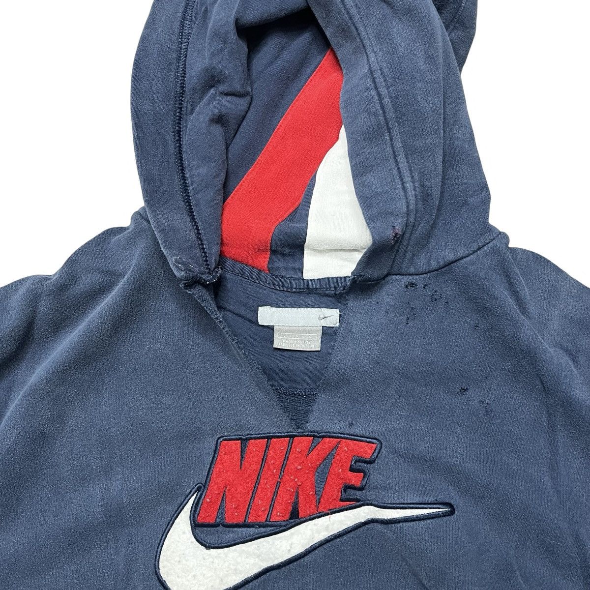 Nike × Vintage vintage y2k thrashed nike hoodie Size US XL / EU 56 / 4 - 5 Thumbnail