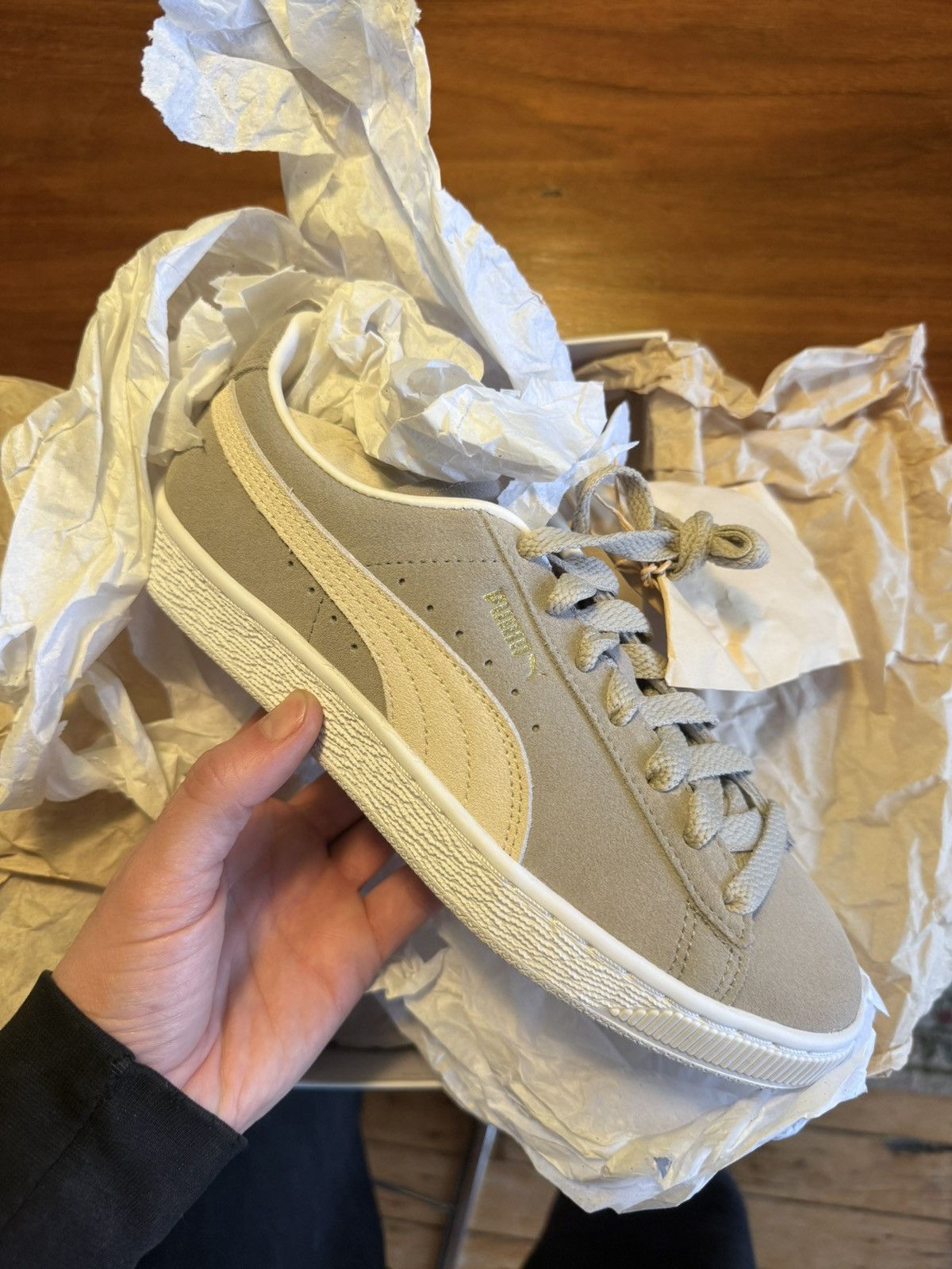 JJJJound × Puma 5.5M 7W JJJOUND x PUMA Limestone Size US 7 / IT 37 - 1 Thumbnail