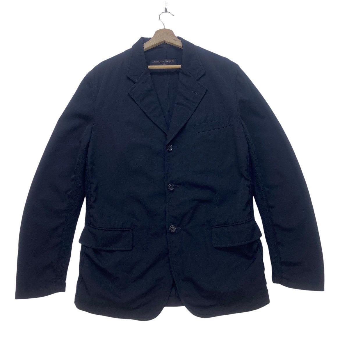 Comme des Garcons Homme Rare🔥AD2002 Comme des Garçons Stylish Wool Blazer Coat Size US M / EU 48-50 / 2 - 6 Thumbnail