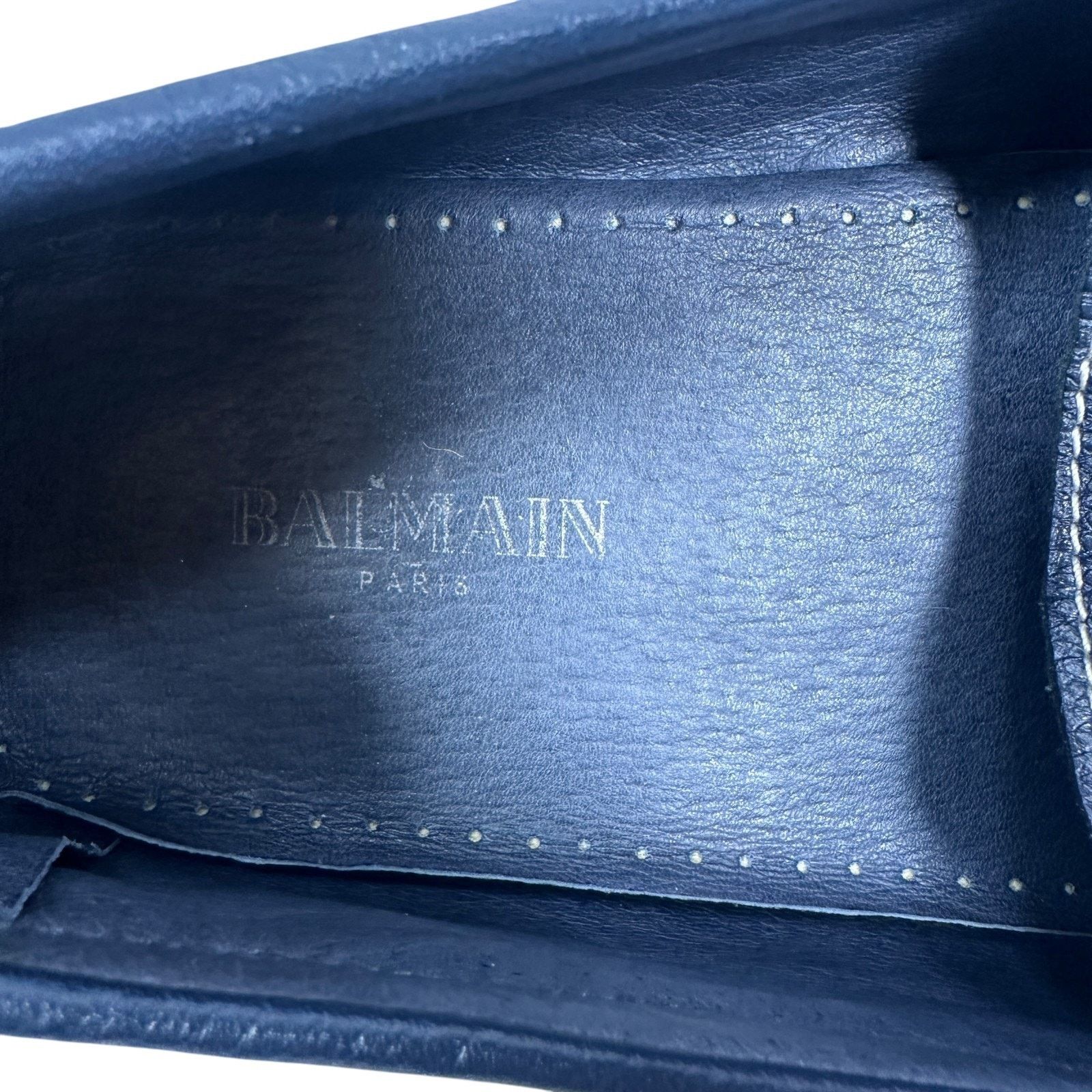 Balmain Balmain Paris Penny Loafer Men 44 US 11 Blue Casual Slip-On Size US 11 / EU 44 - 6 Thumbnail
