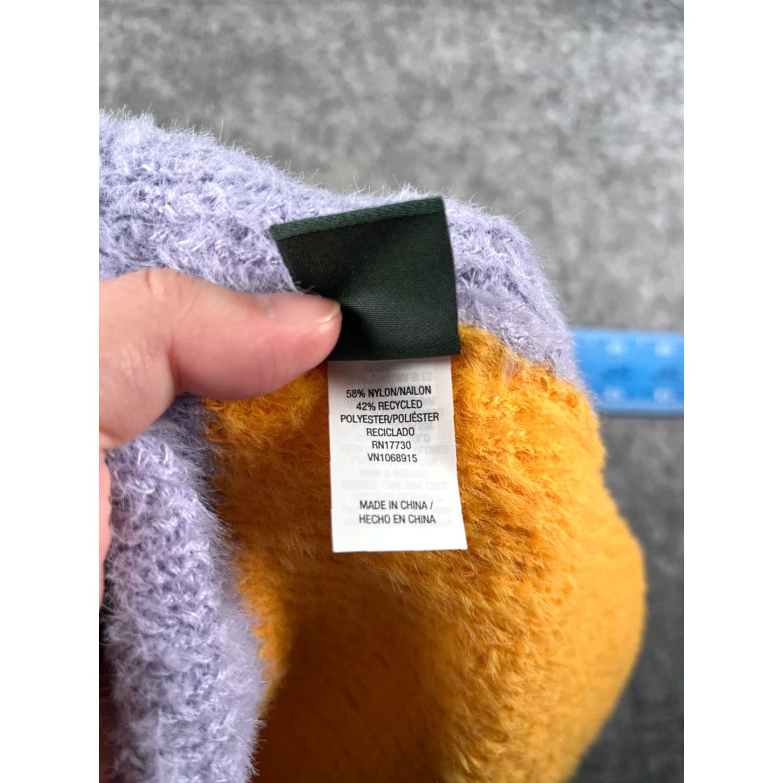 Vintage Wild Fable Beanie Women One Size Purple Yellow Knit Polyester Nylon Blend NEW Size ONE SIZE - 8 Thumbnail
