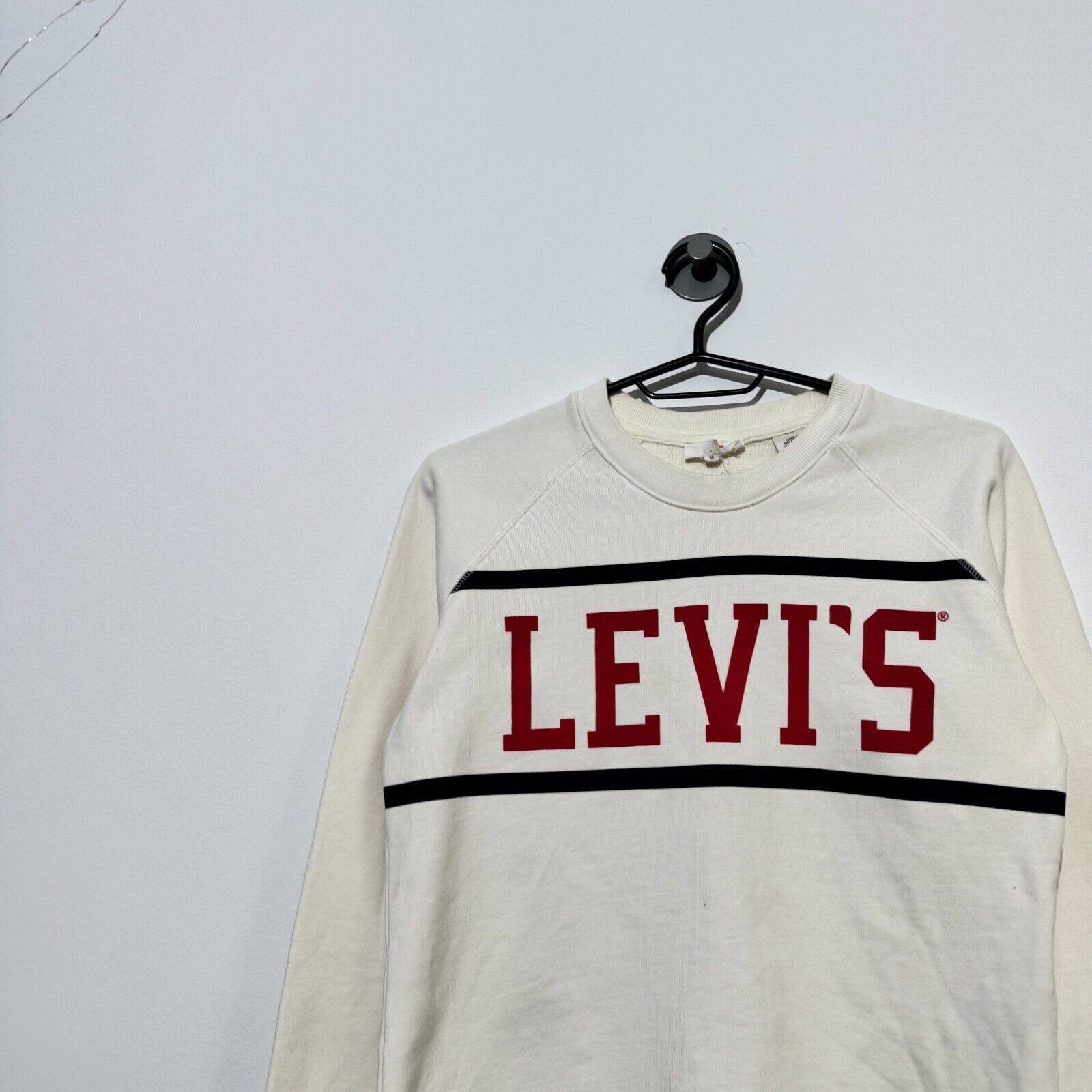 Levi's × Vintage Vintage Levi’s Unisex Beige Cotton Crewneck Size XS 90s Size US XS / EU 42 / 0 - 5 Thumbnail