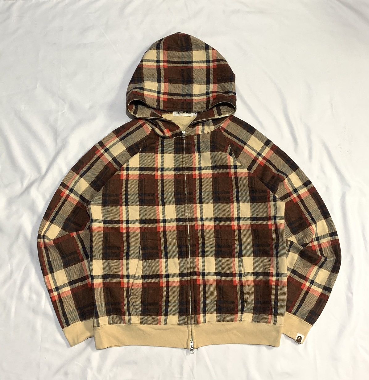 Bape × Nigo OG BAPE PLAID FULLZIP HOODIE Size US M / EU 48-50 / 2 - 2 Thumbnail