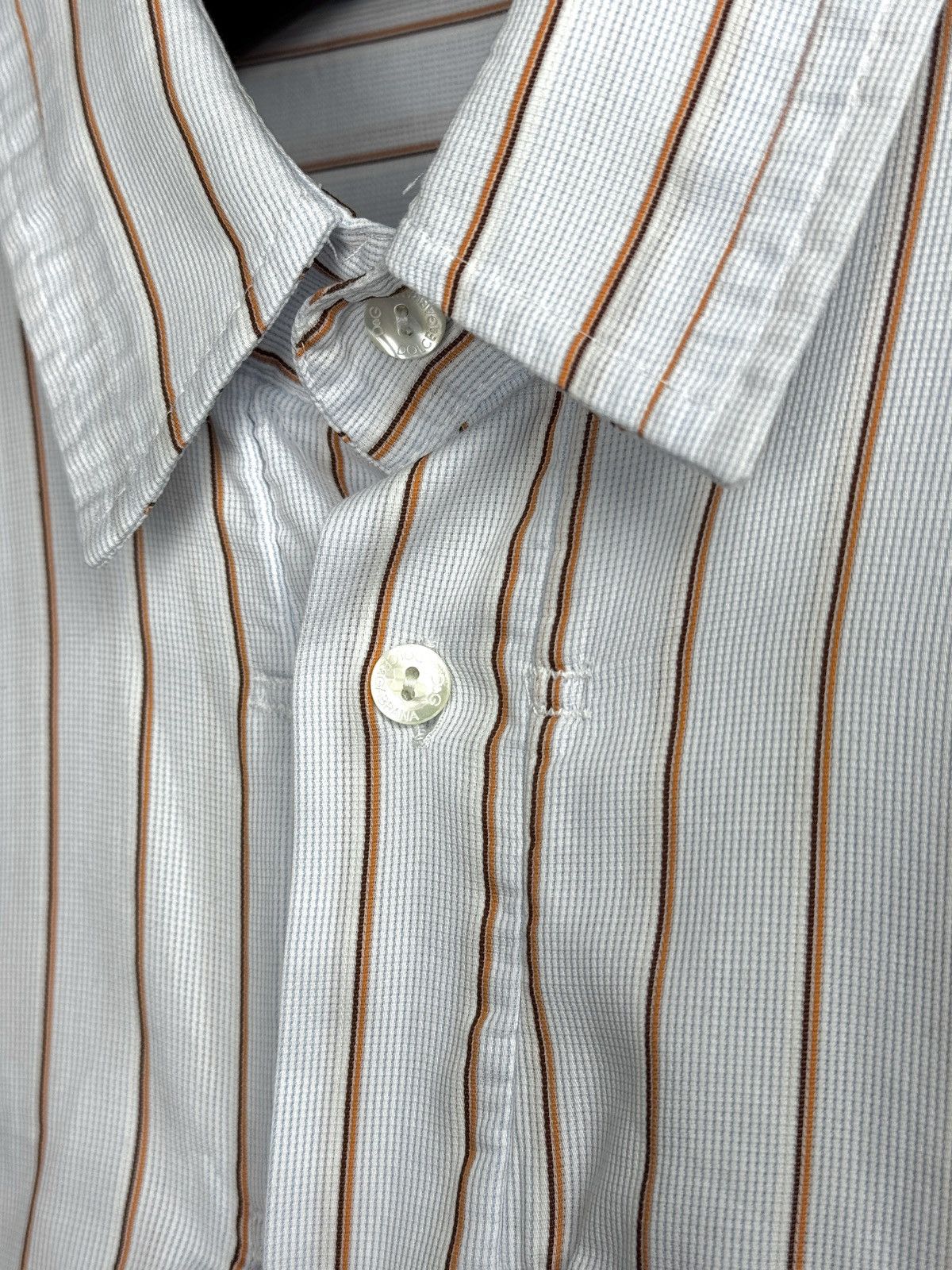 Dolce & Gabbana Dolce & Gabbana blue pinstripe short sleeve 2 pockets shirt Size US M / EU 48-50 / 2 - 8 Thumbnail