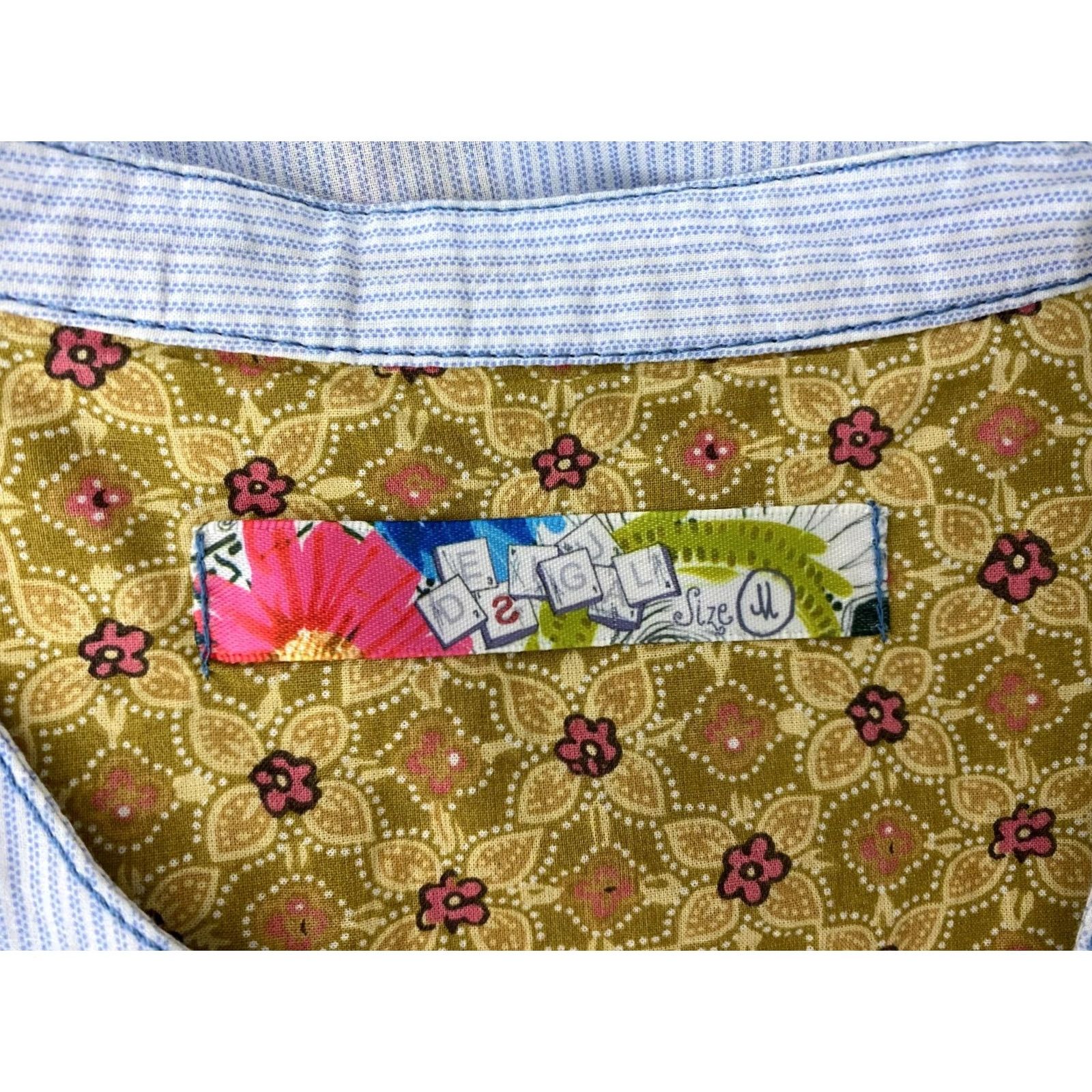 Desigual Desigual womens blue blouse shirt M Size M / US 6-8 / IT 42-44 - 6 Thumbnail