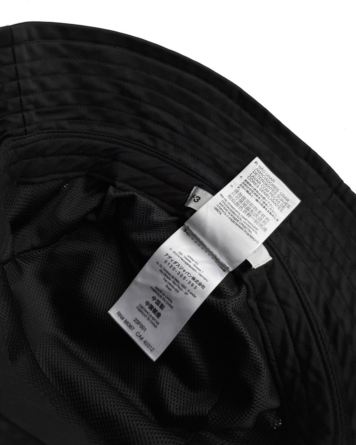 Y-3 Y-3 YOHJI YAMAMOTO BUCKET HAT Size ONE SIZE - 6 Thumbnail