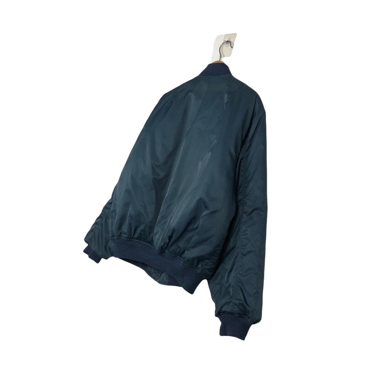 Japanese Brand 📌Vintage Reversible Bomber Jacket Ma-1 Phantom Military Size US L / EU 52-54 / 3 - 13 Thumbnail